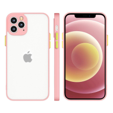 Hurtel Milky tok szilikon rugalmas áttetsző tok Samsung Galaxy A72 4G rózsaszín tok és táska