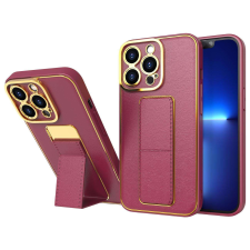Hurtel New Kickstand tok iPhone 12 készülékhez piros állvánnyal tok és táska