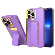 Hurtel New Kickstand tok iPhone 13 Pro iPhone 13 Pro lila állvánnyal tok és táska