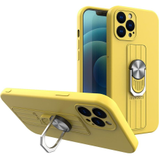Hurtel Ring Tok Szilikon Tok iPhone 11 Pro Max Sárga (9145576214121) tok és táska