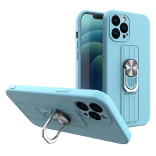Hurtel Ring tok szilikon tok iPhone 11 Pro világít kék tok és táska