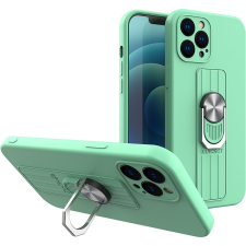 Hurtel Ring Tok Szilikon Tok iPhone 12 Pro Max Menta (9145576214497) tok és táska
