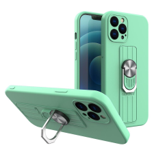 Hurtel Ring tok szilikon tok iPhone 13 mini menta tok és táska