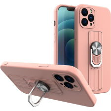 Hurtel Ring Tok Szilikon Tok iPhone 13 Pro Rózsaszínre (9145576214800) tok és táska