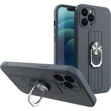 Hurtel Ring Tok Szilikon Tok iPhone 13 Pro Sötétkékhez (9145576214770) tok és táska