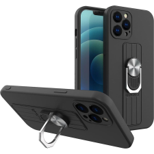 Hurtel Ring Tok Szilikon Tok Samsung Galaxy A32 5G Fekete (9145576215067) tok és táska