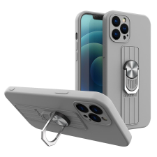 Hurtel Ring tok szilikon tok Samsung Galaxy A72 4G ezüst tok és táska