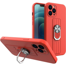 Hurtel Ring Tok Szilikon Tok Samsung Galaxy A72 4G Piros (9145576216217) tok és táska