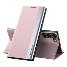 Hurtel Sleep Case Pro tok Samsung Galaxy S23+ egy flip állvány rózsaszínű tok és táska