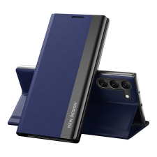 Hurtel Sleep Case Pro tok Samsung Galaxy S23+ flip stand kék tok és táska