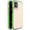 Hurtel Spring Armor Világos Tpu Gél Masszív Védőburkolat Színes Kerettel iPhone 12 Mini Zöld Telefontok (9111201918023)