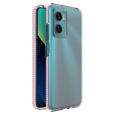 Hurtel Spring case gél TPU tok színes a Xiaomi Redmi 10 világos rózsaszín tok és táska