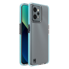 Hurtel Spring Case Realme C31 szilikon tok keret világoskékkel tok és táska