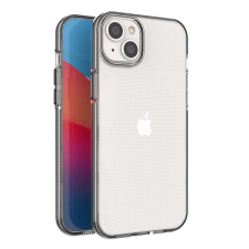 Hurtel Spring Case tok iPhone 14 Plus szilikon tok kerettel fekete tok és táska
