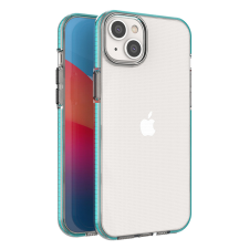 Hurtel Spring Case tok iPhone 14 Plus szilikon tok kerettel világoskék tok és táska
