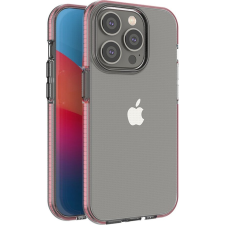 Hurtel Spring Case Tok iPhone 14 Pro Szilikon Tok Kerettel Világos Rózsaszínű (187761826) tok és táska