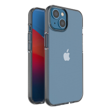 Hurtel Spring Case tok iPhone 14 szilikon tok kerettel fekete tok és táska