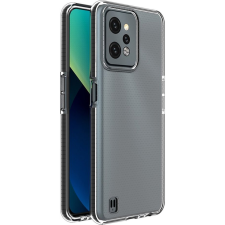 Hurtel Spring Case Tok Realme C31 Szilikon Tok Kerettel Fekete (187762251) tok és táska