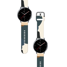 Hurtel Strap Moro okosóra csereszíj Samsung Galaxy Watch 46mm csereszíj Camo fekete (13) tok okosóra kellék