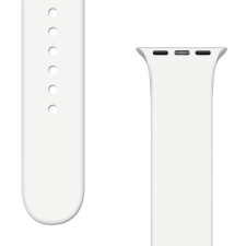 Hurtel Szilikon szíj APS szilikon óraszíj Apple Watch 8/7/6/5/4/3/2 / SE (41/40 / 38mm) szíj óraszíj Fehér okosóra kellék