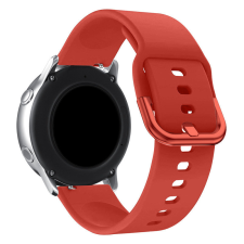 Hurtel Szilikon szíj TYS okosórához univerzális 20mm piros okosóra kellék