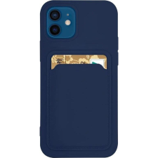 Hurtel Szilikon Tok Bankkártyatartóval Samsung Galaxy A42 5G Tengerészkék (9145576228852) tok és táska