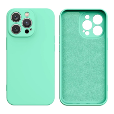 Hurtel Szilikon tok iPhone 13 Pro Max szilikon tok menta zöld tok és táska