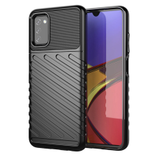Hurtel Thunder Case Rugalmas, strapabíró TPU tok Samsung Galaxy A03s fekete tok és táska