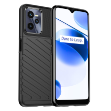 Hurtel Thunder Case tok Realme C35 szilikon Armor tok fekete tok és táska