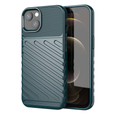 Hurtel Thunder tok Flexible Tough ütésálló tok TPU tok iPhone 13 zöld tok és táska