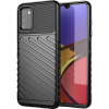 Hurtel Thunder Tok Rugalmas Ütésálló Tok Tpu Tok Samsung Galaxy A03s Fekete (9145576220061)