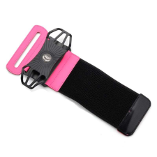 Hurtel Univerzális sport csuklópánt 4 - 6 col - 360 fokban forgatható, pink tok és táska