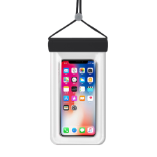 Hurtel Vízálló telefontok 115 mm x 220 mm, medencéhez, strandra fekete tok és táska