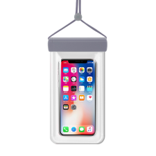 Hurtel Vízálló telefontok 115 mm x 220 mm, medencéhez, strandra szürke tok és táska
