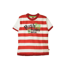 Hush Puppies piros csíkos fiú póló gyerek póló
