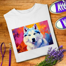  Husky férfi póló