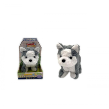 Husky plüssfigura elemmel plüssfigura