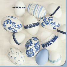 Húsvét Blue Style szalvéta 20 db-os 33x33 cm papírárú, csomagoló és tárolóeszköz