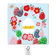  Húsvét Funny szalvéta 20 db-os 33x33 cm FSC party kellék