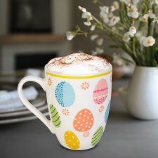 Húsvéti dekoráció - porcelán bögre - 340 ml (CMK-7826) bögrék, csészék