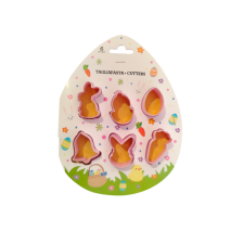  Húsvéti Műanyag Süteménykiszúró Készlet (6 részes) sütés és főzés