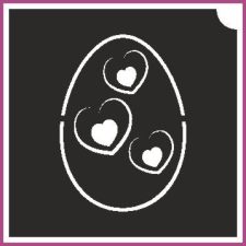  Húsvéti szívecskés tojás (csss0135) csillámtetoválás