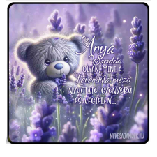  Hűtőmágnes, Anyák napja, Anya szeretete, levendulák hűtőmágnes