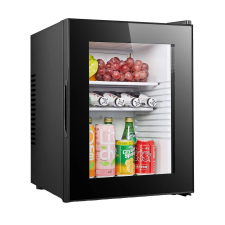  Hűtős vitrin, CombiSteel, 33 literes, fekete hűtőgép, hűtőszekrény