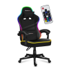 HUZARO Force 4.4 RGB Gamer szék - Fekete (HZ-FORCE 4.4 RGB BLACK)