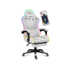 HUZARO Force 4.7 RGB Gamer szék - Fehér (HZ-FORCE 4.7 RGB WHITE)