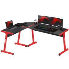 HUZARO Gamer asztal , sarokasztal minőségi íróasztal Hero 6.0 Piros íróasztal
