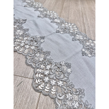 Huzziyas Home Gri Szürke Asztali futó - 45 x 150 cm party kellék
