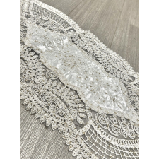 Huzziyas Home Sultan Bársony Arany Asztali futó - 40 x 135 cm party kellék