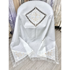 Huzziyas Home Tulip Törtfehér Asztalterítő - 160 x 220 cm party kellék